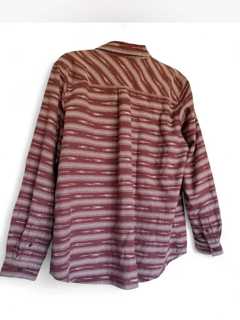 Ariat Red Patterned Button-Up Shirt - Picture 3 of 7